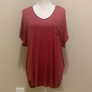 MTS red/white stripe top